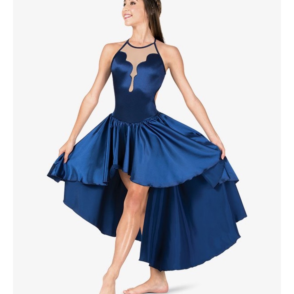 Double platinum dance dress